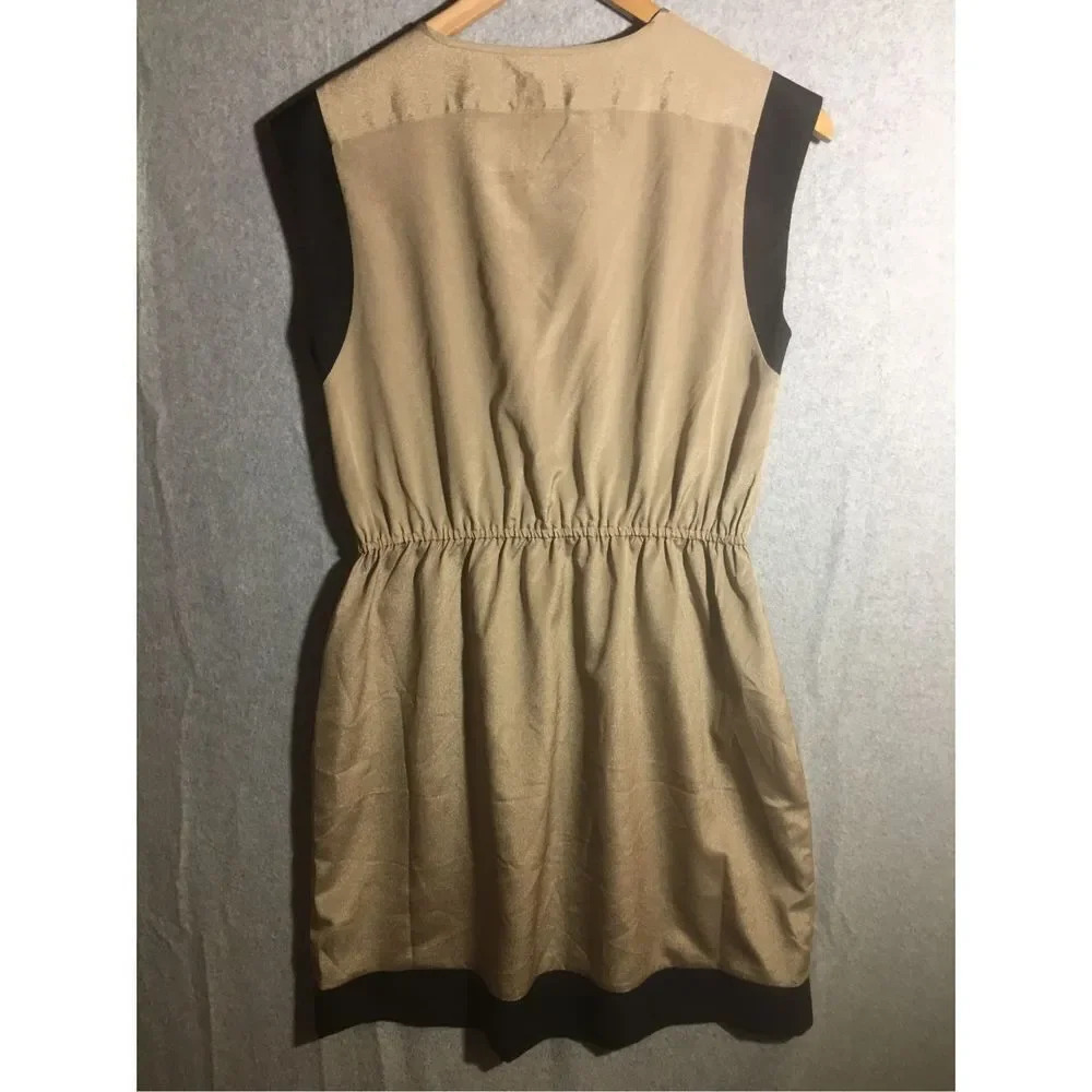 Womens NWT Banana Republic Dress Brown Black Vintage Look Career Office Work - Picture 6 of 7